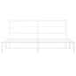 vidaXL Bettgestell mit Kopfteil Metall Weiß 180x200 cm vidaXL Bettgestell mit Kopfteil Metall Weiß 180x200 cm