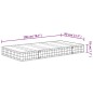 vidaXL Matratze Bonnell-Federkern Mittel 80x200 cm vidaXL Matratze Bonnell-Federkern Mittel 80x200 cm