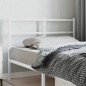vidaXL Kopfteil Metall Weiß 120 cm vidaXL Kopfteil Metall Weiß 120 cm