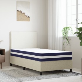 vidaXL Matratze Taschenfederkern Mittelfest 90x190 cm