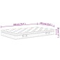 vidaXL Matratze Taschenfederkern Medium Plus 100x200 cm vidaXL Matratze Taschenfederkern Medium Plus 100x200 cm