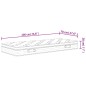 vidaXL Matratze Taschenfederkern Medium Plus 70x200 cm vidaXL Matratze Taschenfederkern Medium Plus 70x200 cm