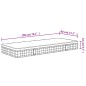 vidaXL Matratze Bonnell-Federkern Mittel 80x200 cm vidaXL Matratze Bonnell-Federkern Mittel 80x200 cm