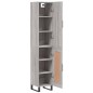 vidaXL Highboard Grau Sonoma 34,5x34x180 cm Holzwerkstoff vidaXL Highboard Grau Sonoma 34,5x34x180 cm Holzwerkstoff