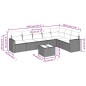 vidaXL 8-tlg. Garten-Sofagarnitur mit Kissen Beige Poly Rattan vidaXL 8-tlg. Garten-Sofagarnitur mit Kissen Beige Poly Rattan