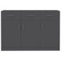 vidaXL Sideboard Grau 110x30x75 cm Holzwerkstoff vidaXL Sideboard Grau 110x30x75 cm Holzwerkstoff