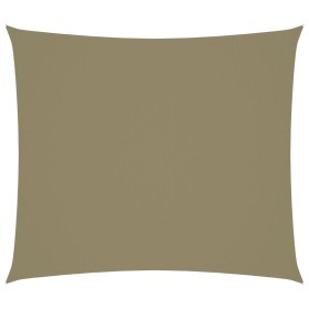 vidaXL Sonnensegel Oxford-Gewebe Rechteckig 2,5x3 m Beige