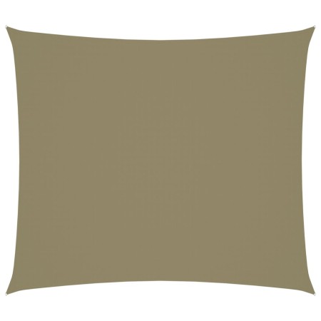 vidaXL Sonnensegel Oxford-Gewebe Rechteckig 2,5x3 m Beige