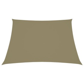 vidaXL Sonnensegel Oxford-Gewebe Rechteckig 2,5x3 m Beige