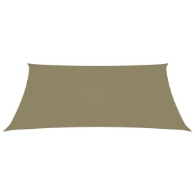 vidaXL Sonnensegel Oxford-Gewebe Rechteckig 5x7 m Beige