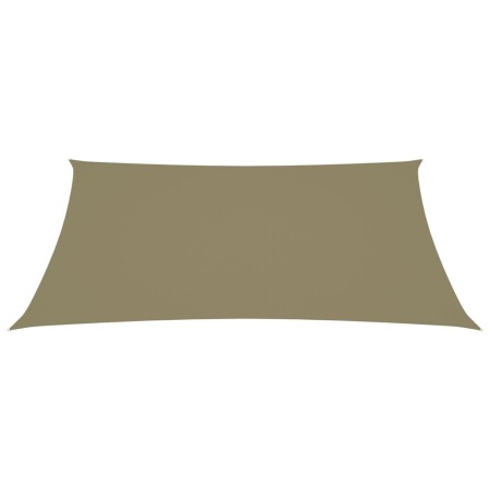 vidaXL Sonnensegel Oxford-Gewebe Rechteckig 5x7 m Beige