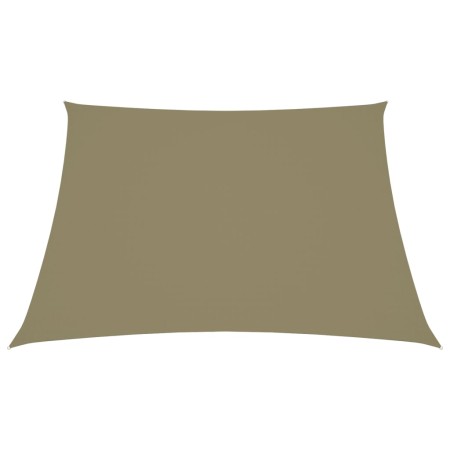 vidaXL Sonnensegel Oxford-Gewebe Rechteckig 2x2,5 m Beige