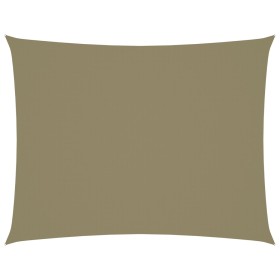 vidaXL Sonnensegel Oxford-Gewebe Rechteckig 2,5x4 m Beige