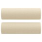 vidaXL 2-tlg. Sofagarnitur mit Kissen Creme Stoff vidaXL 2-tlg. Sofagarnitur mit Kissen Creme Stoff