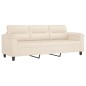 vidaXL 2-tlg. Sofagarnitur mit Kissen Beige Mikrofasergewebe vidaXL 2-tlg. Sofagarnitur mit Kissen Beige Mikrofasergewebe