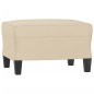 vidaXL 3-tlg. Sofagarnitur mit Kissen Creme Mikrofasergewebe vidaXL 3-tlg. Sofagarnitur mit Kissen Creme Mikrofasergewebe
