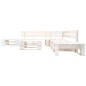 vidaXL 6-tlg. Paletten-Lounge-Set Holz Weiß vidaXL 6-tlg. Paletten-Lounge-Set Holz Weiß