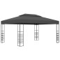 vidaXL Pavillon mit LED-Lichterkette 3x4 m Anthrazit vidaXL Pavillon mit LED-Lichterkette 3x4 m Anthrazit