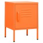 vidaXL Nachttische 2 Stk. Orange 35x35x51 cm Stahl vidaXL Nachttische 2 Stk. Orange 35x35x51 cm Stahl