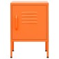 vidaXL Nachttische 2 Stk. Orange 35x35x51 cm Stahl vidaXL Nachttische 2 Stk. Orange 35x35x51 cm Stahl