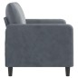 vidaXL 2-Sitzer-Sofa Dunkelgrau 120 cm Samt vidaXL 2-Sitzer-Sofa Dunkelgrau 120 cm Samt