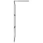 vidaXL Duschwand mit Ablage für Walk-In-Dusche Schwarz 100x195 cm ESG vidaXL Duschwand mit Ablage für Walk-In-Dusche Schwarz 100x195 cm ESG