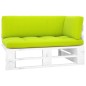 vidaXL Outdoor-Ecksofa Paletten Kiefernholz Imprägniert Weiß vidaXL Outdoor-Ecksofa Paletten Kiefernholz Imprägniert Weiß