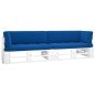 vidaXL 2-Sitzer-Palettensofa Weiß Imprägniertes Kiefernholz vidaXL 2-Sitzer-Palettensofa Weiß Imprägniertes Kiefernholz