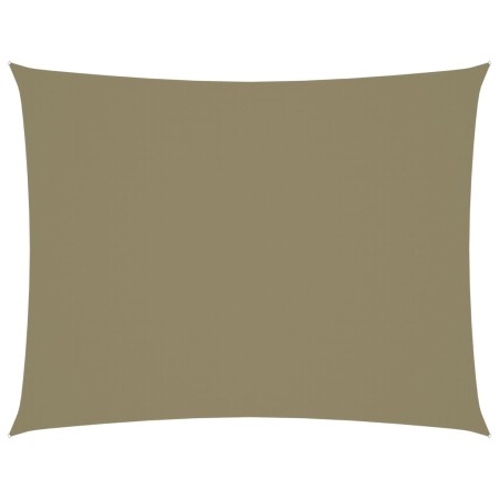 vidaXL Sonnensegel Oxford-Gewebe Rechteckig 2x3,5 m Beige