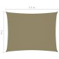 vidaXL Sonnensegel Oxford-Gewebe Rechteckig 2x3,5 m Beige vidaXL Sonnensegel Oxford-Gewebe Rechteckig 2x3,5 m Beige