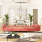 vidaXL Schlafsofa 2-Sitzer mit 2 Kissen Rosa Samt vidaXL Schlafsofa 2-Sitzer mit 2 Kissen Rosa Samt