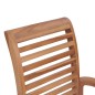 vidaXL Essstühle 2 Stk. mit Grünen Kissen Massivholz Teak vidaXL Essstühle 2 Stk. mit Grünen Kissen Massivholz Teak