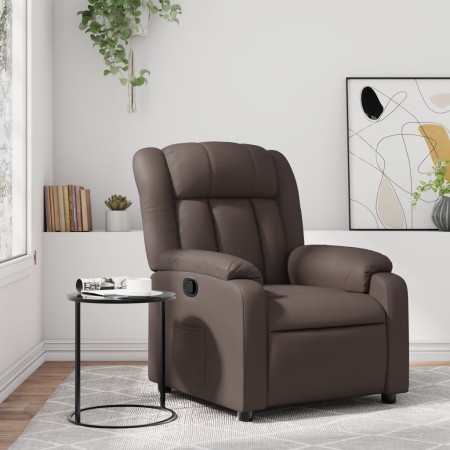 vidaXL Relaxsessel Braun Kunstleder