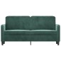 vidaXL 2-Sitzer-Sofa Dunkelgrün 140 cm Samt vidaXL 2-Sitzer-Sofa Dunkelgrün 140 cm Samt