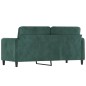 vidaXL 2-Sitzer-Sofa Dunkelgrün 140 cm Samt vidaXL 2-Sitzer-Sofa Dunkelgrün 140 cm Samt