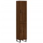 Highboard Braun Eichen-Optik 34,5x34x180 cm Holzwerkstoff Highboard Braun Eichen-Optik 34,5x34x180 cm Holzwerkstoff