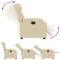 vidaXL Relaxsessel Creme Stoff vidaXL Relaxsessel Creme Stoff