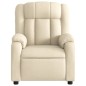 vidaXL Relaxsessel Creme Stoff vidaXL Relaxsessel Creme Stoff