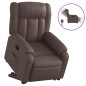 vidaXL Relaxsessel mit Aufstehhilfe Elektrisch Braun Kunstleder vidaXL Relaxsessel mit Aufstehhilfe Elektrisch Braun Kunstleder