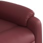 vidaXL Relaxsessel mit Aufstehhilfe Elektrisch Weinrot Kunstleder vidaXL Relaxsessel mit Aufstehhilfe Elektrisch Weinrot Kunstleder