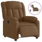 vidaXL Relaxsessel Elektrisch Braun Stoff vidaXL Relaxsessel Elektrisch Braun Stoff