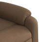 vidaXL Relaxsessel Elektrisch Braun Stoff vidaXL Relaxsessel Elektrisch Braun Stoff