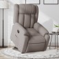 vidaXL Relaxsessel mit Aufstehhilfe Taupe Stoff vidaXL Relaxsessel mit Aufstehhilfe Taupe Stoff