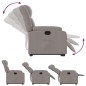 vidaXL Relaxsessel mit Aufstehhilfe Taupe Stoff vidaXL Relaxsessel mit Aufstehhilfe Taupe Stoff