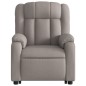 vidaXL Relaxsessel mit Aufstehhilfe Taupe Stoff vidaXL Relaxsessel mit Aufstehhilfe Taupe Stoff