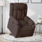 vidaXL Relaxsessel mit Aufstehhilfe Elektrisch Dunkelbraun Stoff vidaXL Relaxsessel mit Aufstehhilfe Elektrisch Dunkelbraun Stoff