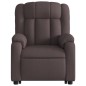 vidaXL Relaxsessel mit Aufstehhilfe Elektrisch Dunkelbraun Stoff vidaXL Relaxsessel mit Aufstehhilfe Elektrisch Dunkelbraun Stoff