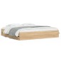 vidaXL Bettgestell mit Schubladen Sonoma-Eiche 200x200cm Holzwerkstoff vidaXL Bettgestell mit Schubladen Sonoma-Eiche 200x200cm Holzwerkstoff