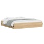 vidaXL Bettgestell mit Schubladen Sonoma-Eiche 200x200cm Holzwerkstoff vidaXL Bettgestell mit Schubladen Sonoma-Eiche 200x200cm Holzwerkstoff