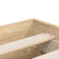 vidaXL Bettgestell mit Schubladen Sonoma-Eiche 200x200cm Holzwerkstoff vidaXL Bettgestell mit Schubladen Sonoma-Eiche 200x200cm Holzwerkstoff